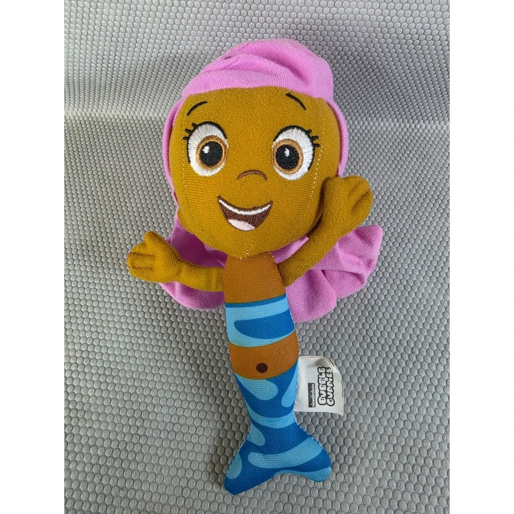 Nickelodeon Bubble Guppies Molly Plush Mermaid Doll Nanco NG-BUB20 Pink Blue